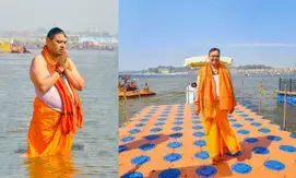 Rajasthan CM, Cabinet colleagues take holy dip at Mahakumbh