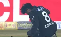 Floodlights in Lahore blamed as Rachin Ravindra suffers head injury in tri-series match