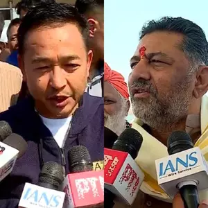 Maha Kumbh: Sikkim CM Tamang, Karnataka Deputy CM Shivakumar take holy dip in Triveni Sangam