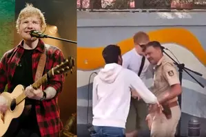 Ed Sheerans impromptu Bengaluru street performance stopped by police