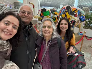 Emotion reunion at Maha Kumbh: Daughters travel from US to fulfil fathers wish of Sangam Snan