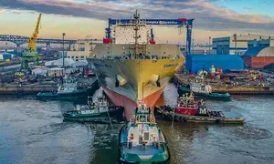 German shipper mulls placing container ship order with Hanwha Ocean