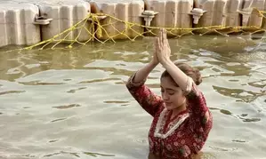 Shivangi Joshi shares a peep into her spiritual sojourn at Maha Kumbh