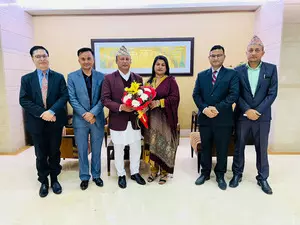 Nepal Energy Minister arrives in New Delhi for India Energy Week-2025