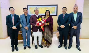 Nepal Energy Minister arrives in New Delhi for India Energy Week-2025