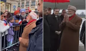 PMs visit to France: Modi Ki Guarantee slogans echo as diaspora welcomes him