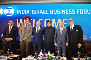 Piyush Goyal rolls out red carpet for Israeli firms to invest in India Piyush Goyal rolls out red carpet for Israeli firms to invest in India
