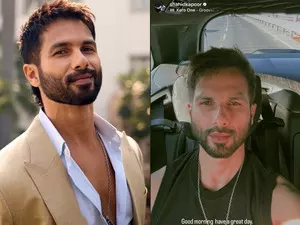 Shahid Kapoor looks dapper as he shares good morning selfie’ Shahid Kapoor looks dapper as he shares good morning selfie’