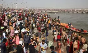 Maha Kumbh 2025: UP Police strengthen security ahead of Maghi Purnima today