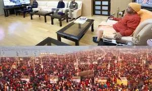 CM Yogi monitors arrangements at Maha Kumbh as devotees gather for Maghi Purnima
