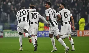 Champions League: Juventus beat PSV, PSG down Brest in play-off first leg