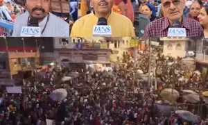 Surge in devotees at Ganga Ghats in Varanasi on Maghi Purnima; drones monitor massive crowds