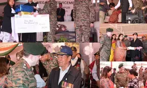 Ex-servicemen rally in Nagaland felicitates 33 war veterans