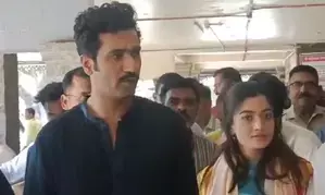 Rashmika, Vicky seek blessings at Shirdi ahead of ‘Chhaava’ release