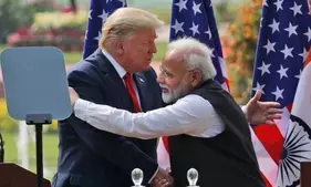 PM Modi to meet Trump in US today PM Modi to meet Trump in US today