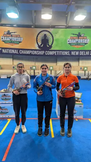 Shooting: Suruchi unstoppable; Kiran and Varun also win in National Trials Shooting: Suruchi unstoppable; Kiran and Varun also win in National Trials