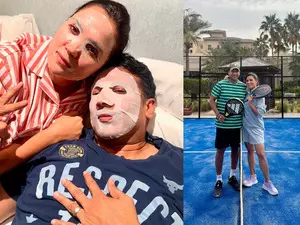 Lara Dutta pampers husband with ‘spa facial’ on Valentine’s Day Lara Dutta pampers husband with ‘spa facial’ on Valentine’s Day