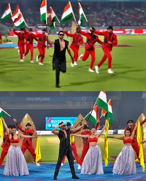 Ayushmann Khurrana sings Maa Tujhhe Salaam at the opening night of Women’s Premier League