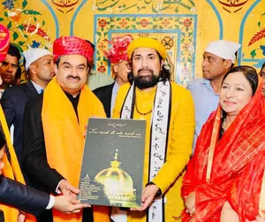 Gautam Adani visits Ajmer Sharif Dargah, prays for everyone’s safety Gautam Adani visits Ajmer Sharif Dargah, prays for everyone’s safety