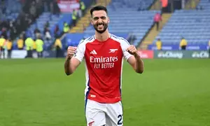 PL: Merino proves to be Arsenal’s unlikely hero in 2-0 win over Leicester City