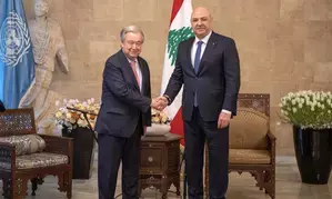 Lebanese President condemns UN convoy attack