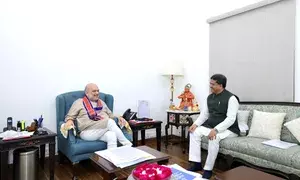 Tripura CM discusses post-flood situation with Amit Shah
