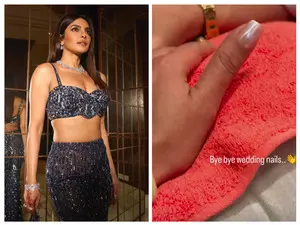 Priyanka Chopra says bye bye to the wedding nails