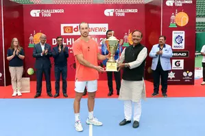 Unseeded Kyrian Jacquet upsets second seed Billy Harris to win Delhi Open 2025 singles title