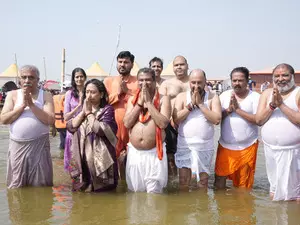 Dharmendra Pradhan congratulates UP govt, CM Yogi Adityanath calls Mahakumbh grand celebration of Sanatan culture