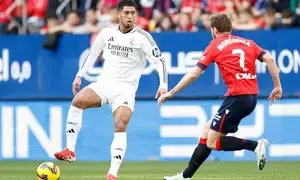 La Liga: 10-man Real Madrid draws at Osasuna after Bellinghams red card