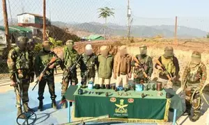 Manipur: 16 armed miscreants apprehended by Army, Assam Rifles