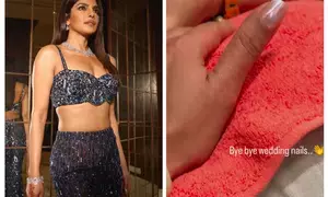 Priyanka Chopra says bye bye to the wedding nails