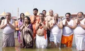 Dharmendra Pradhan congratulates UP govt, CM Yogi Adityanath calls Mahakumbh grand celebration of Sanatan culture