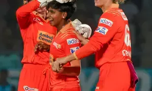 WPL 2025: Priya Mishra picks 3-25 as Gujarat Giants restrict UP Warriorz to 143/8