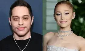 Pete Davidson lends support to ex-fiancee Ariana Grande ahead of Oscars