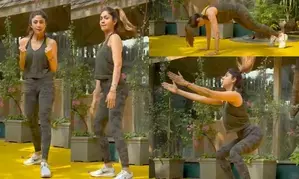 Shilpa Shetty ‘unleashes her inner beast’ with Gorilla jumps Shilpa Shetty ‘unleashes her inner beast’ with Gorilla jumps