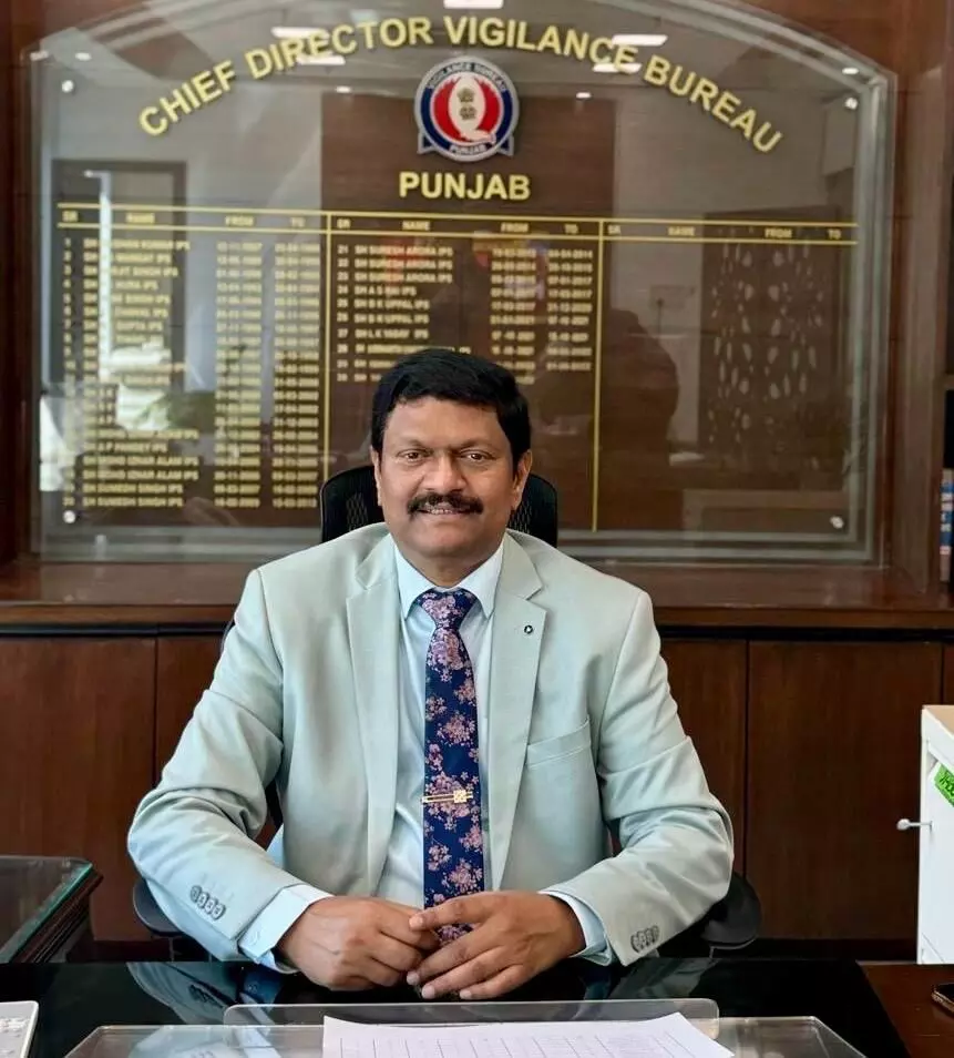 ADGP G. Nageswara Rao Takes Charge as Punjab Vigilance Bureau Chief, Pledges Zero-Tolerance on Corruption ADGP G. Nageswara Rao Takes Charge as Punjab Vigilance Bureau Chief, Pledges Zero-Tolerance on Corruption