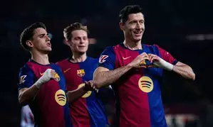 Barcelona back on top of La Liga after win over Rayo Vallecano