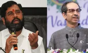 Eknath Shinde accuses Uddhav Thackeray of discarding Balasaheb’s thoughts for power