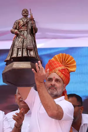 Rahul Gandhis tribute to Chhatrapati Shivaji Maharaj on his birth anniversary stokes BJPs ire