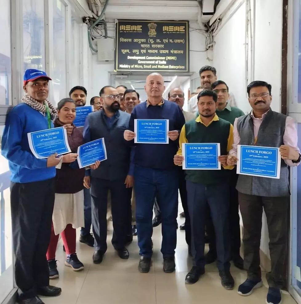 MSME Technical Officers Boycott Lunch Nationwide Over Delayed Promotions