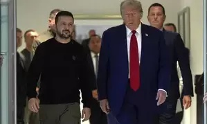 Zelensky responds to Trumps claim of falling ratings, says US President living in disinformation space