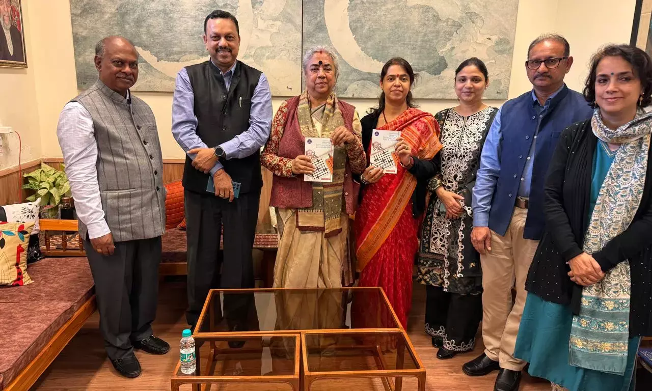 LSR College Hosts Thrilling Crossword Contest, Launches Crossword Club