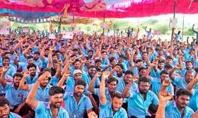 TN Samsung factory strike: Conciliatory talks between management and union today TN Samsung factory strike: Conciliatory talks between management and union today
