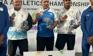 National Paralympic Athletics Championship: Soman Rana clinches gold with victory over Hokato Sema in F57 Shot Put National Paralympic Athletics Championship: Soman Rana clinches gold with victory over Hokato Sema in F57 Shot Put