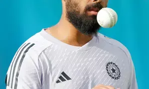 Champions Trophy: Chakaravarthy doesnt bowl too many variations to us in nets, reveals Rohit Champions Trophy: Chakaravarthy doesnt bowl too many variations to us in nets, reveals Rohit