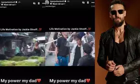 Tiger Shroff says ‘my power my dad’ as he shares action-filled BTS from ‘Baaghi’