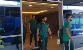 Champions Trophy: Pakistan team arrives in Dubai ahead of blockbuster match against India