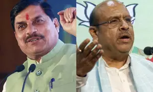 MP CM Mohan Yadav greets Vijender Gupta, new Speaker of Delhi Assembly