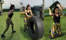 Soha Ali Khan gives a glimpse of her ‘Friday fitness’ Soha Ali Khan gives a glimpse of her ‘Friday fitness’